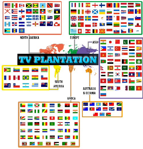 TV Plantation Countries Avalable